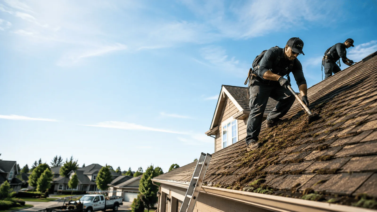 Roof Moss Removal in Mount Sterling, IA near me